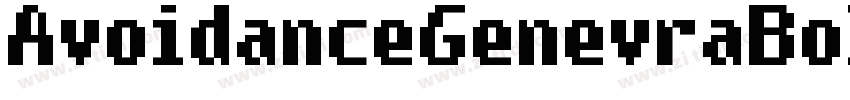 AvoidanceGenevraBold字体转换 AvoidanceGenevraBold字体转换