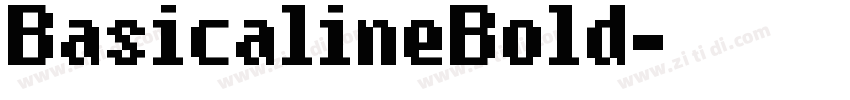 BasicalineBold字体转换