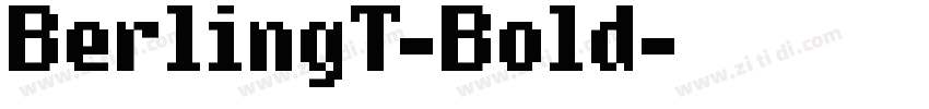 BerlingT-Bold字体转换