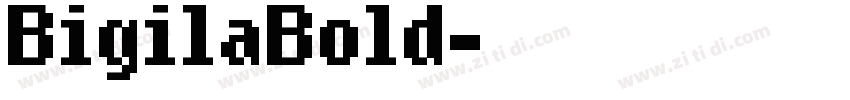 BigilaBold字体转换