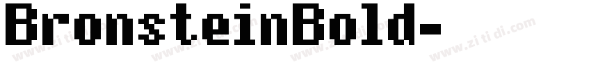 BronsteinBold字体转换