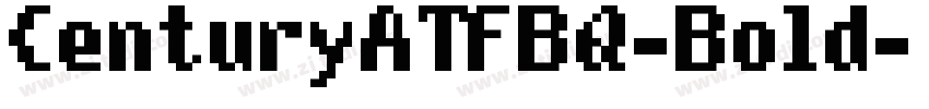 CenturyATFBQ-Bold字体转换