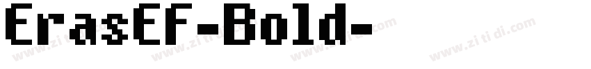 ErasEF-Bold字体转换