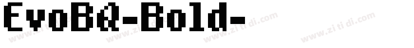 EvoBQ-Bold字体转换