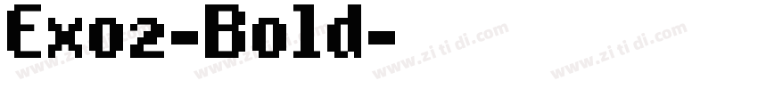 Exo2-Bold字体转换