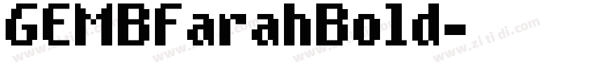 GEMBFarahBold字体转换