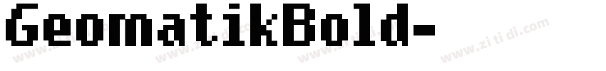 GeomatikBold字体转换