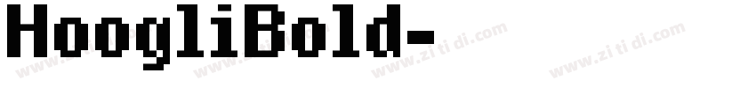 HoogliBold字体转换