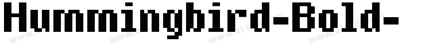 Hummingbird-Bold字体转换