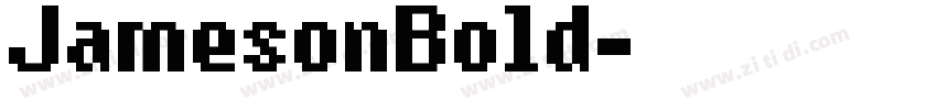 JamesonBold字体转换