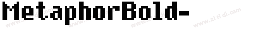 MetaphorBold字体转换