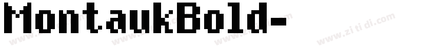 MontaukBold字体转换