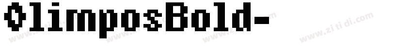 OlimposBold字体转换