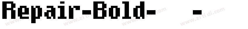 Repair-Bold-粗体字体转换