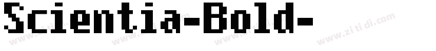 Scientia-Bold字体转换