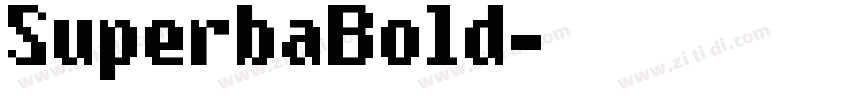 SuperbaBold字体转换