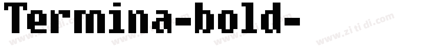 Termina-bold字体转换