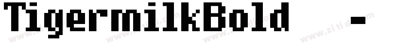 TigermilkBold下载字体转换