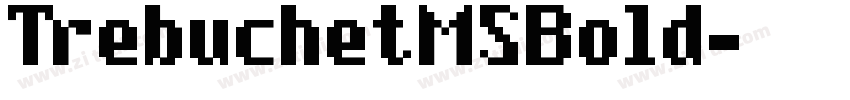 TrebuchetMSBold字体转换
