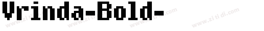 Vrinda-Bold字体转换
