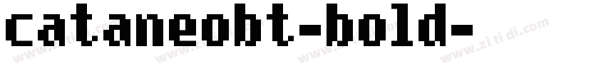 cataneobt-bold字体转换