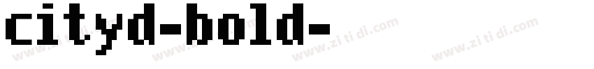 cityd-bold字体转换