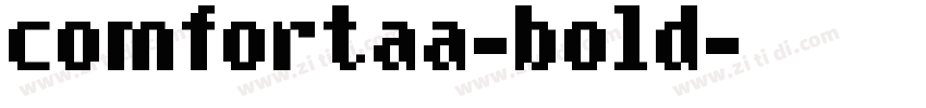 comfortaa-bold字体转换