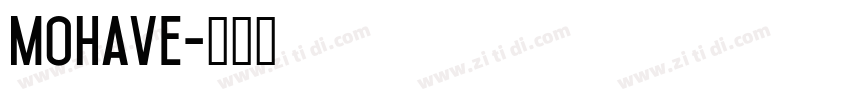 Mohave字体转换