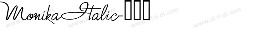 MonikaItalic字体转换
