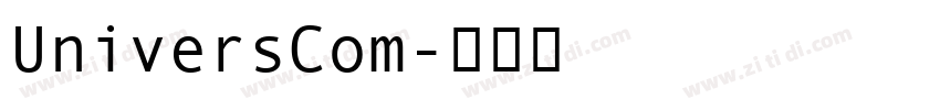 UniversCom字体转换