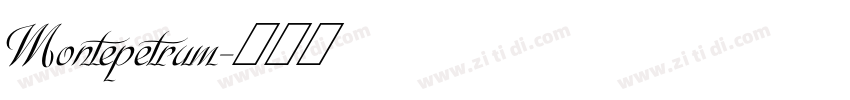 Montepetrum字体转换