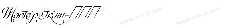 Montepetrum字体转换