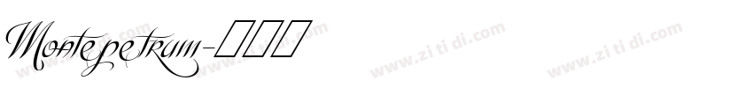 Montepetrum字体转换