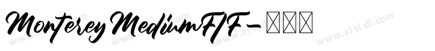 MontereyMediumFlF字体转换