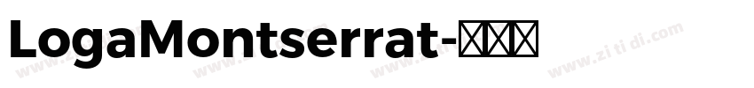 LogaMontserrat字体转换
