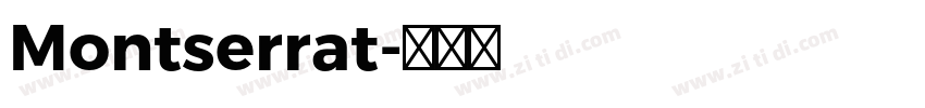 Montserrat字体转换