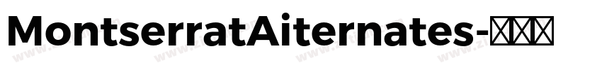 MontserratAiternates字体转换