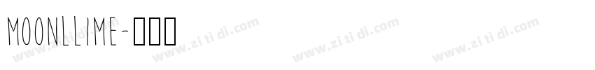 Moonllime字体转换