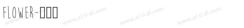flower字体转换