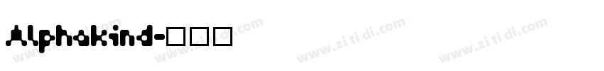 Alphakind字体转换