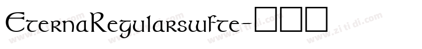 EternaRegularswfte字体转换