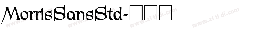 MorrisSansStd字体转换