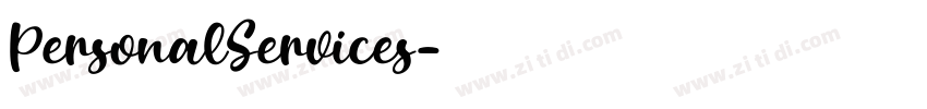 PersonalServices字体转换