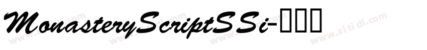 MonasteryScriptSSi字体转换