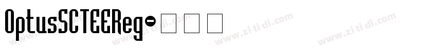 OptusSCTEEReg字体转换