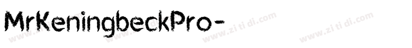 MrKeningbeckPro字体转换