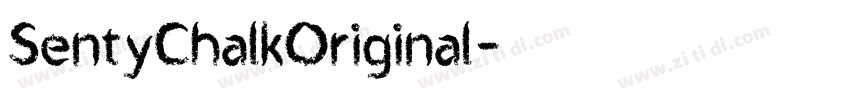 SentyChalkOriginal字体转换