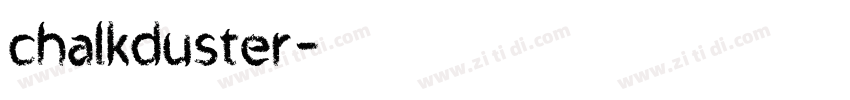 chalkduster字体转换