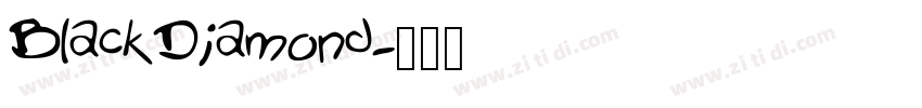 BlackDiamond字体转换