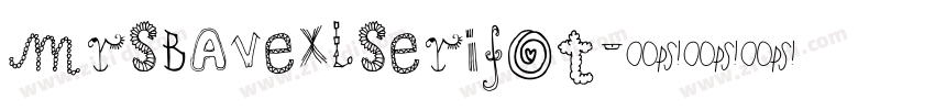 MrsBaveXLSerifoT字体转换